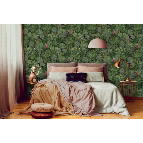 Dutch Wallcoverings Amazonia - Botanist Green - Groen