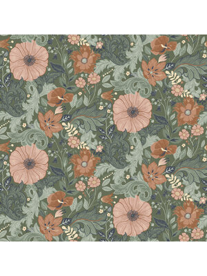 Dutch Wallcoverings Angas - Victor Green - Groen Dutch Wallcoverings Angas - Victor Green - Groen