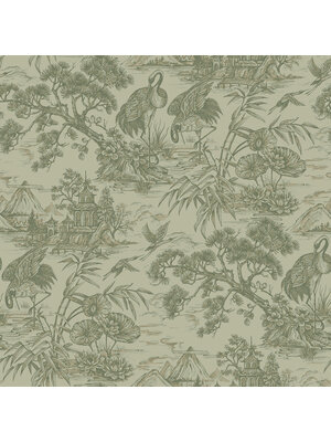 Dutch Wallcoverings Arboretum - Natoru Sage - Groen