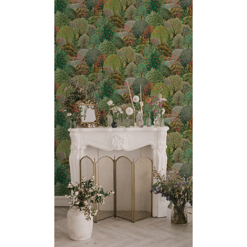 Dutch Wallcoverings Arboretum - Arboretum Green - Groen