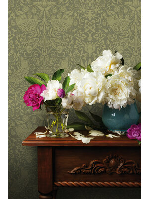Dutch Wallcoverings British Heritage Vogel - Groen Dutch Wallcoverings British Heritage Vogel - Groen