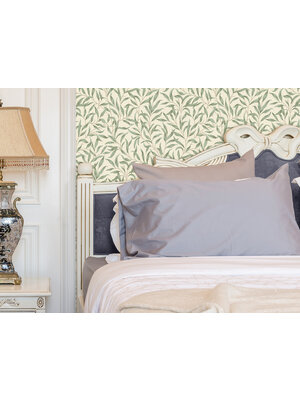 Dutch Wallcoverings British Heritage Blaadjes Wit/- Groen Dutch Wallcoverings British Heritage Blaadjes Wit/- Groen