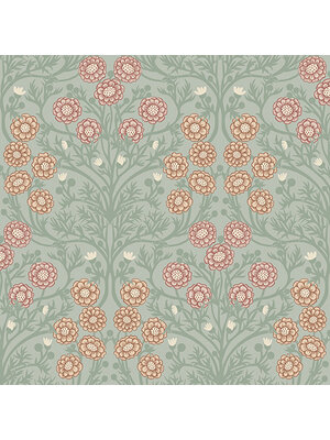 Dutch Wallcoverings Ekbacka - Bellis Light Green - Groen Dutch Wallcoverings Ekbacka - Bellis Light Green - Groen