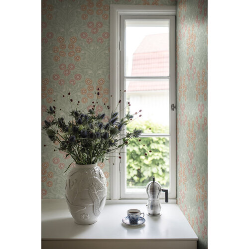 Dutch Wallcoverings Ekbacka - Bellis Light Green - Groen