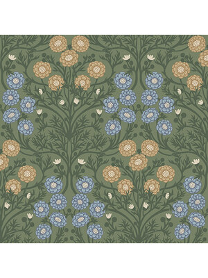 Dutch Wallcoverings Ekbacka - Bellis Green - Groen