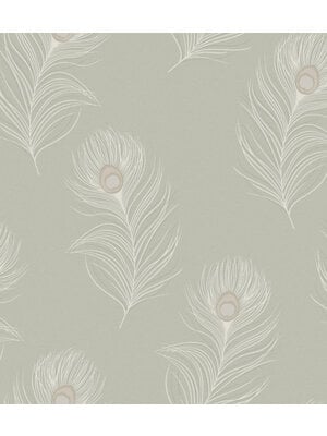 Dutch Wallcoverings Eleganza - Pavone Sage - Groen Dutch Wallcoverings Eleganza - Pavone Sage - Groen