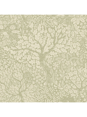 Dutch Wallcoverings Hjärterum - Olle - Groen