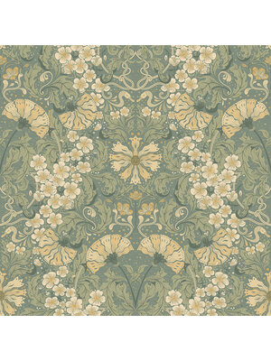 Dutch Wallcoverings Hjärterum - Öjvind - Groen Dutch Wallcoverings Hjärterum - Öjvind - Groen