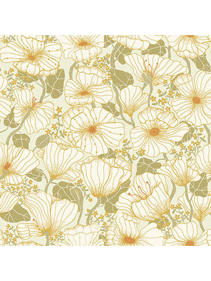 Dutch Wallcoverings Lina II - Matilda Green - Groen Dutch Wallcoverings Lina II - Matilda Green - Groen