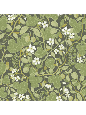 Dutch Wallcoverings Lina II - Ewald Green - Groen