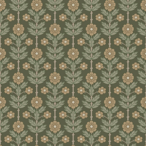 Dutch Wallcoverings Lyckebo - Othilia Green - Groen