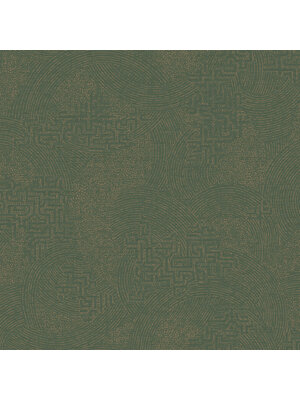 Dutch Wallcoverings Sahara - Richat Emerald Green - Groen