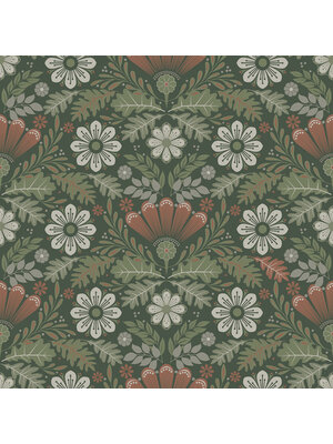 Dutch Wallcoverings Sunnano - Klockrike Green - Groen