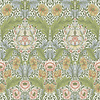 Dutch Wallcoverings Hidden Tr2 -Myrtle Green/Yellow - Groen/Geel