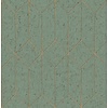 Dutch Wallcoverings Arber - Hayden Sage - Groen/Goud