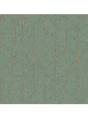 Dutch Wallcoverings Arber - Hayden Sage - Groen/Goud Dutch Wallcoverings Arber - Hayden Sage - Groen/Goud