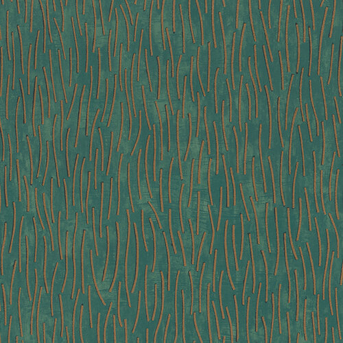 Dutch Wallcoverings Memento Br. - Groen/Goud