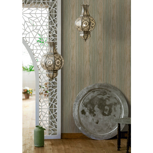 Dutch Wallcoverings Sahara - Sahel Olive Rust - Groen/Roest