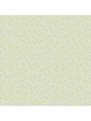 Dutch Wallcoverings Rosenlycka - Mini Flowers Green - Groen/Rood