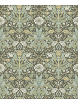 Dutch Wallcoverings Hidden Treasures 2 -Spring Thicket Grn/Wit - Groen/Wit Dutch Wallcoverings Hidden Treasures 2 -Spring Thicket Grn/Wit - Groen/Wit