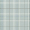 Dutch Wallcoverings Sauvage Ruit - Lichtblauw