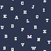 Dutch First Class FC Joy- letters marineblauw/wit - 72106