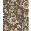 Dutch Wallcoverings Arabesque - Cecelia Charcoal Rust - Multi