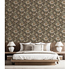 Dutch Wallcoverings Arabesque - Cecelia Charcoal Rust - Multi