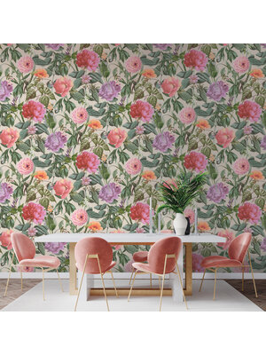 Dutch Wallcoverings Arboretum - Botanicus Cream - Multi Dutch Wallcoverings Arboretum - Botanicus Cream - Multi