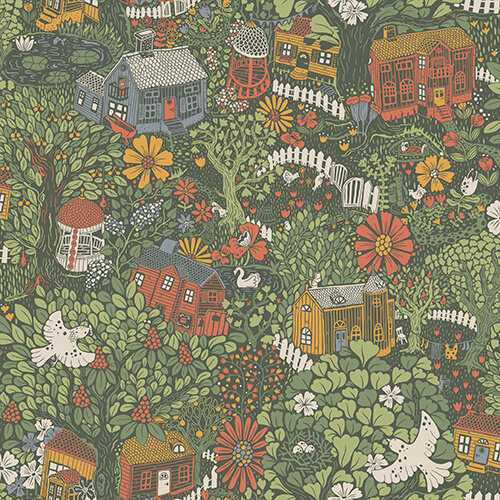 Dutch Wallcoverings Langtan - Bygga Bo - Multi Dark