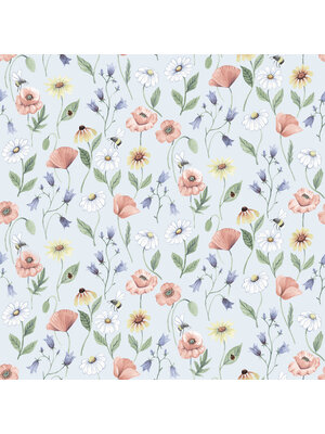 Midbec FC Rosenlycka- Flowers Blue - 43104