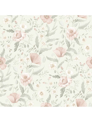 Midbec FC Rosenlycka- Garden Flowers Light Blue - 43117