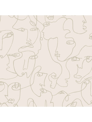 Dutch Wallcoverings Amazonia - Linear Visage Neutral - Multicolor