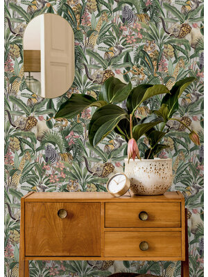 Dutch Wallcoverings Amazonia - Serengeti Gilver - Multicolor