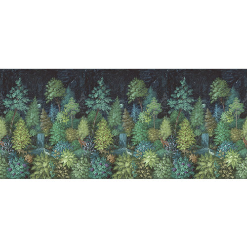 Dutch Wallcoverings Cascading Gardens - Twilight - Mural