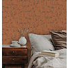 Dutch Wallcoverings Amazonia - Linear Visage Burnt Orange - Oranje