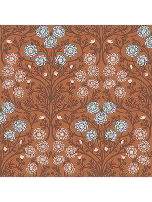 Dutch Wallcoverings Ekbacka - Bellis Red - Rood Dutch Wallcoverings Ekbacka - Bellis Red - Rood