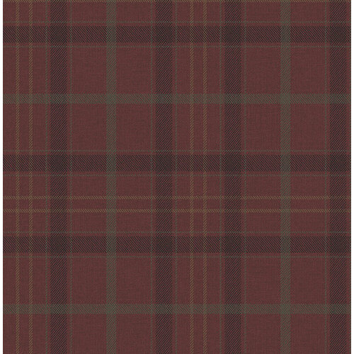 Dutch Wallcoverings Sauvage/British H. Ruit - Rood