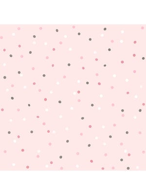 Dutch Wallcoverings Joy - Stippen - Roze Dutch Wallcoverings Joy - Stippen - Roze