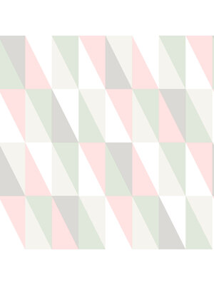 Dutch FC Joy- driehoeken roze/grijs - 72130