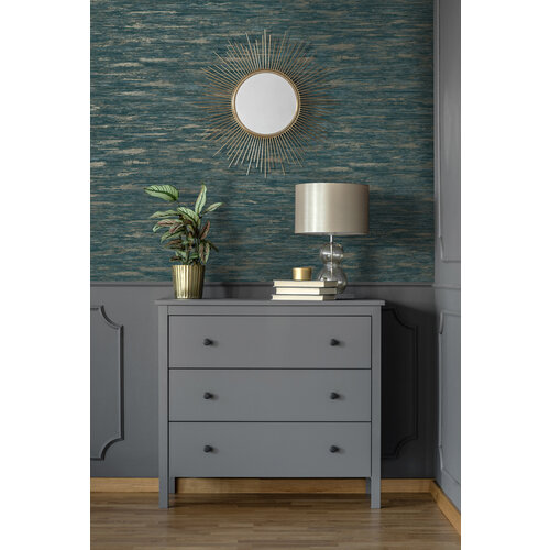 Dutch Wallcoverings Cascading Gardens - Reine - Teal