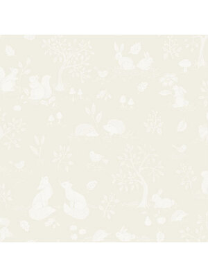 Dutch Wallcoverings Gronhaga - Ivar White - Wit