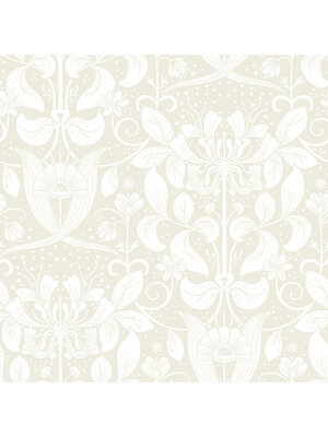 Dutch Wallcoverings Hjärterum - Berit - Wit Dutch Wallcoverings Hjärterum - Berit - Wit