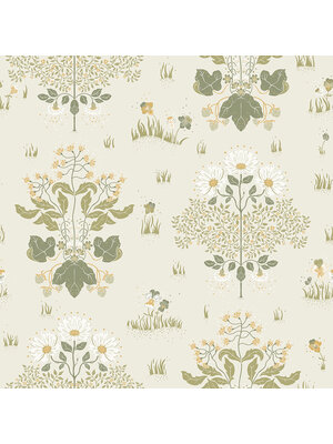 Dutch Wallcoverings Hjärterum - Edla - Wit Dutch Wallcoverings Hjärterum - Edla - Wit