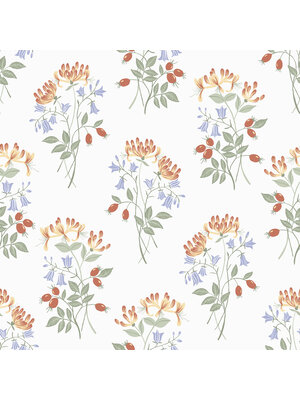 Dutch Wallcoverings Langenas - Kaprifol White - Wit Dutch Wallcoverings Langenas - Kaprifol White - Wit