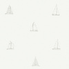 Dutch Wallcoverings Joy - Zeilboten - Wit/Grijs