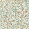 Dutch Wallcoverings Apelviken - Pomona White/Green - Wit/Groen Dutch Wallcoverings Apelviken - Pomona White/Green - Wit/Groen