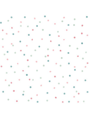 Dutch First Class FC Joy- stippen wit/turq/roze - 72112