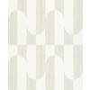 Dutch Wallcoverings Asperia - Gael - Wit/Zilver