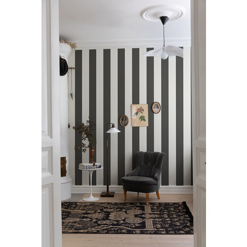 Dutch Wallcoverings Angas - Fredrik Black - Zwart
